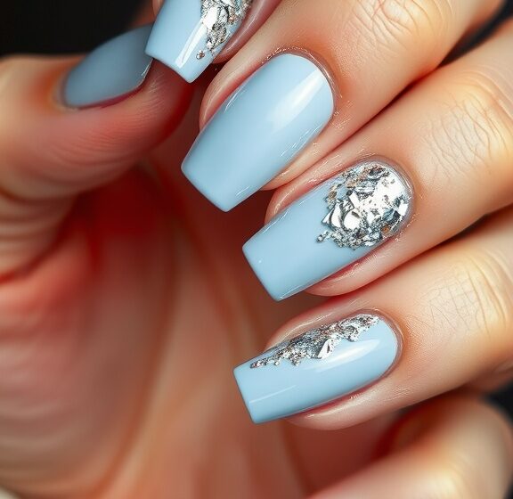  14 Stunning Light Blue Nail Art Designs You’ll Love