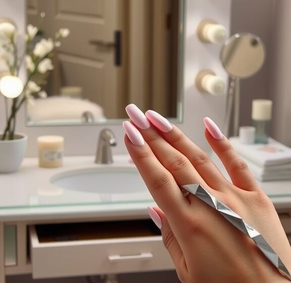  10 Stunning Light Pink Chrome Almond Nail Designs to Try