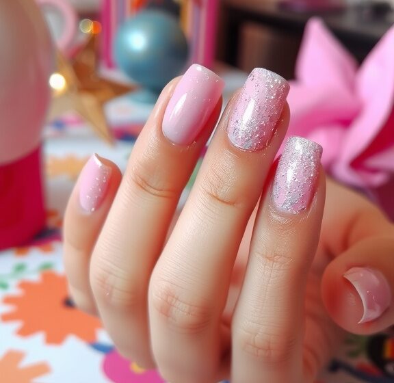 10 Stunning Light Pink Chrome Nail Designs for Short Nails