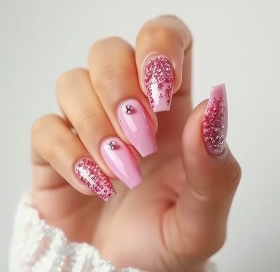  11 Stunning Pink Chrome French Tip Nail Designs to Try