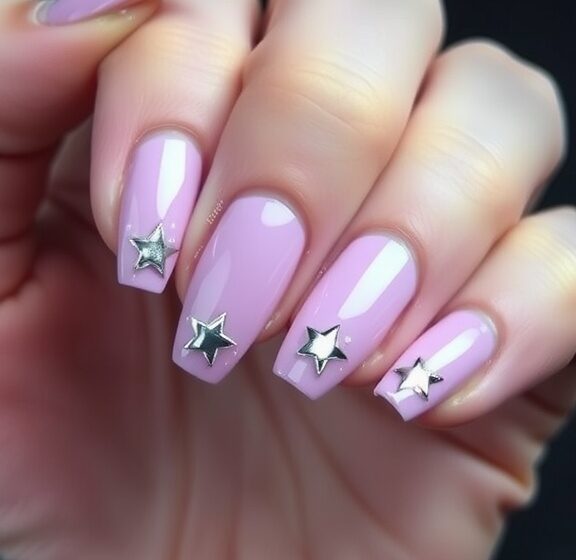  14 Stunning Pink French Tip Nail Designs with Chrome Accents