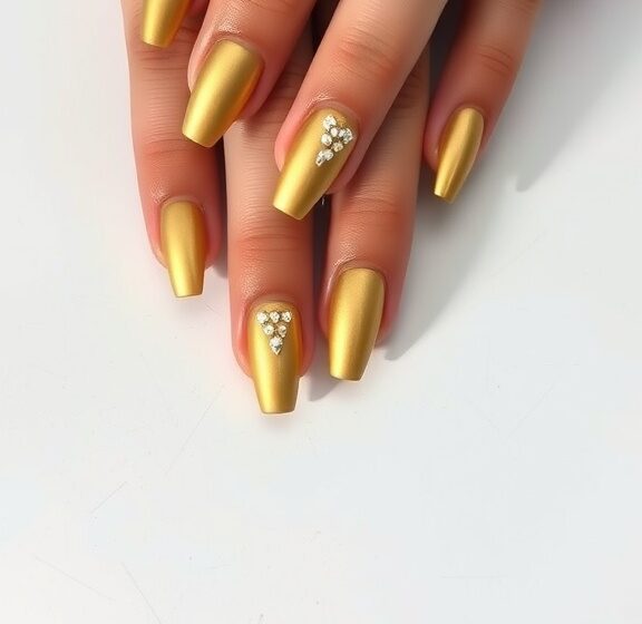  10 Stunning Gold Almond Nail Designs You Need to Try