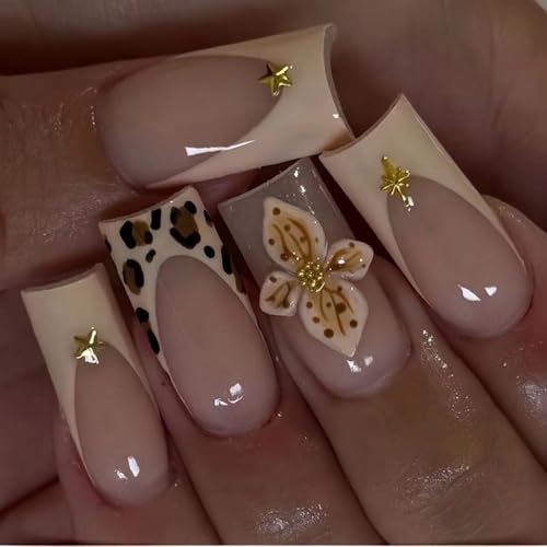  Leopard Print French Tip Press on Nails – My Honest Review