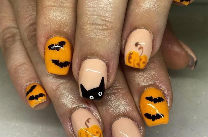  Pumpkin Halloween Press on Nails Review – Cute, Easy & Perfect for Spooky Season 🎃