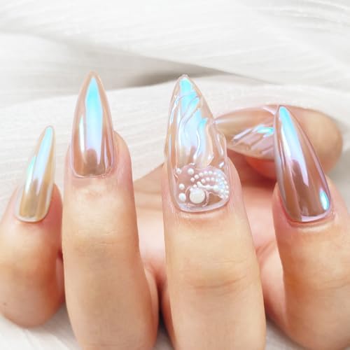  Unicorn Chrome Nail Powder Review – The Secret to Dazzling, Iridescent Nails ✨