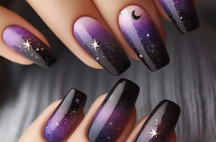  🌙 Purple Gradient Press on Nails Review – A Celestial Manicure Without the Salon